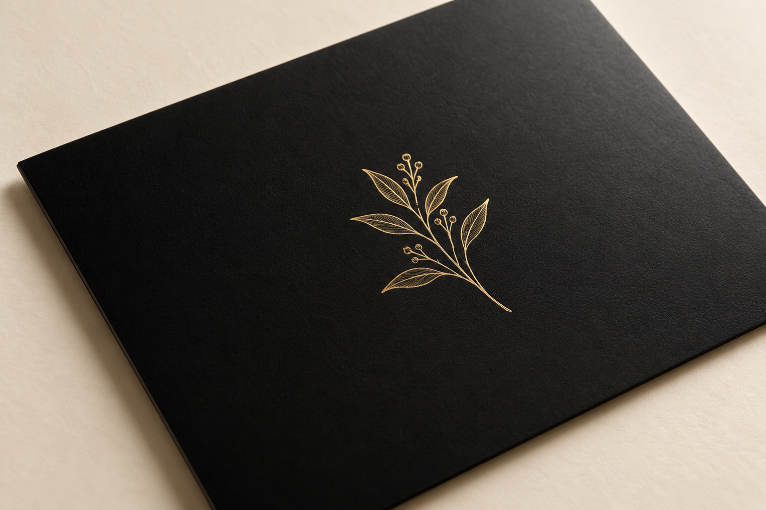Velvet Lamination on a black botanical sample board